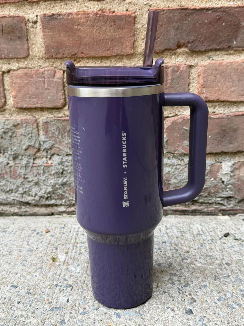 Stanley + Starbucks Purple Insulated Travel Mug with Handle